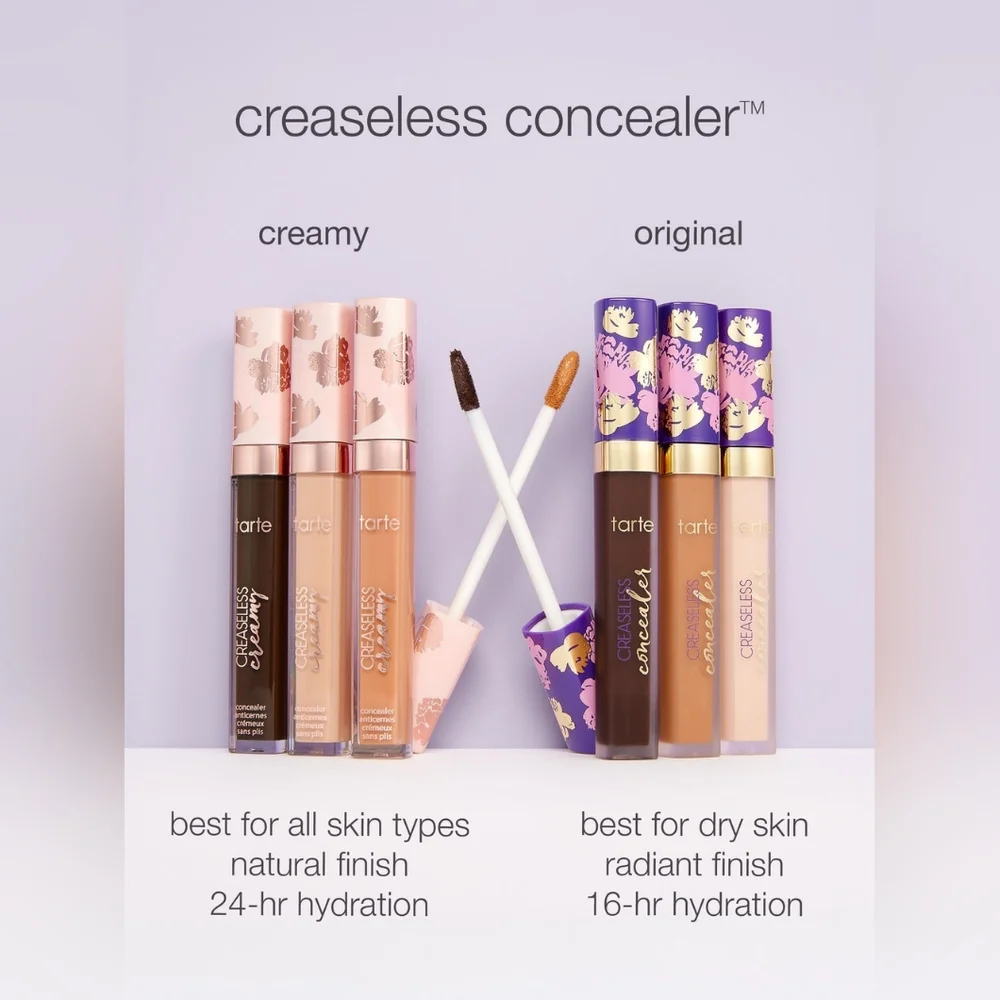 47S Tan Deep Sand Tarte Creaseless Concealer Brand New In Box Full Size